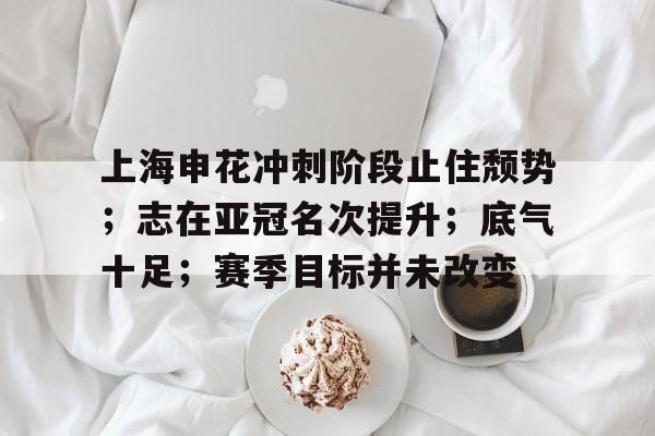 娱乐app下载-上海申花冲刺阶段止住颓势；志在亚冠名次提升；底气十足；赛季目标并未改变的简单介绍